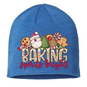 Baking Spirits Bright Christmas Baker Holiday Baking Team Gift Sustainable Beanie