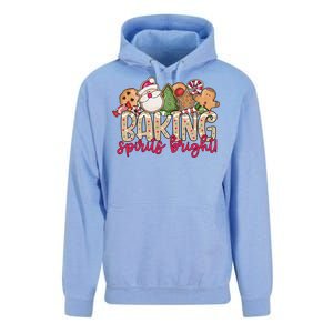 Baking Spirits Bright Christmas Baker Holiday Baking Team Gift Unisex Surf Hoodie