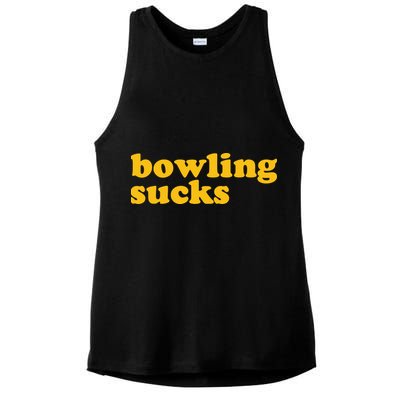 Bowling Sucks Ladies PosiCharge Tri-Blend Wicking Tank