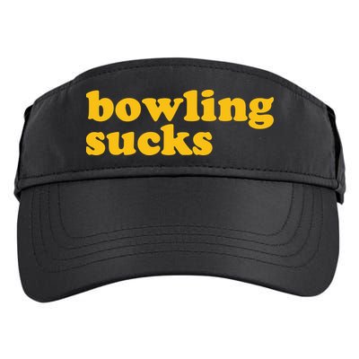 Bowling Sucks Adult Drive Performance Visor