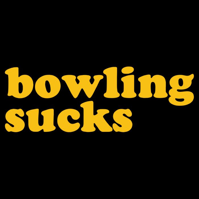 Bowling Sucks Wool Snapback Cap