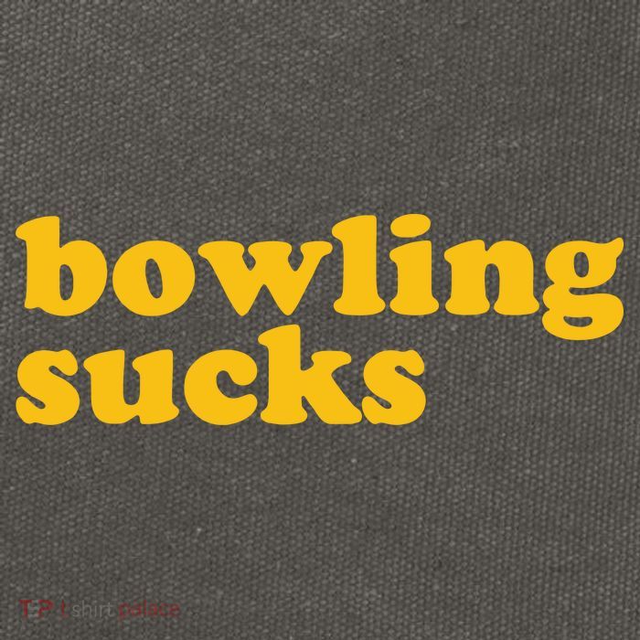 Bowling Sucks Cotton Canvas Backpack