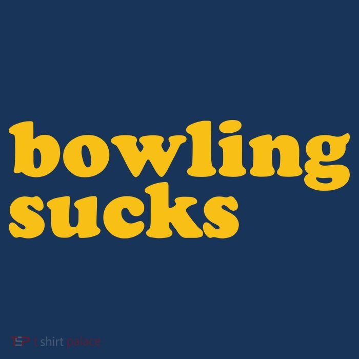 Bowling Sucks 7 Panel Mesh Trucker Snapback Hat