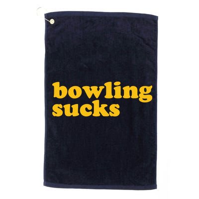 Bowling Sucks Golf Towel