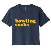 Bowling Sucks Women's Crop Top Tee