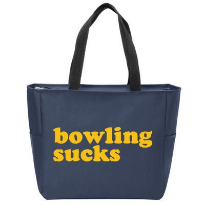 Bowling Sucks Zip Tote Bag