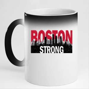 Boston Strong Boston City 11oz Black Color Changing Mug