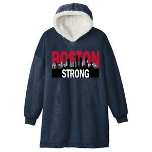 Boston Strong Boston City Hooded Wearable Blanket