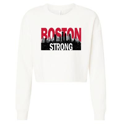 Boston Strong Boston City Cropped Pullover Crew