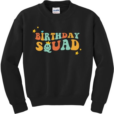 Birthday Squad Birthday Party Funny Gift wife Kids Sweatshirt