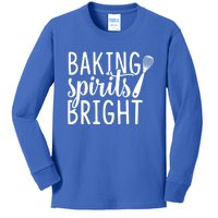 Baking Spirits Bright Graphic Tees And Funny Gift Kids Long Sleeve Shirt