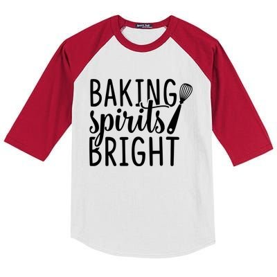 Baking Spirits Bright Graphic Tees And Funny Gift Kids Colorblock Raglan Jersey