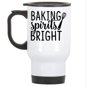 Baking Spirits Bright Graphic Tees And Funny Gift Stainless Steel Travel Mug