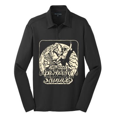 Blazing Saddles Silk Touch Performance Long Sleeve Polo