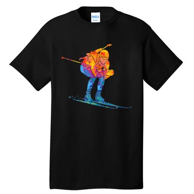 Biathlete Skiing Biathlon Tall T-Shirt