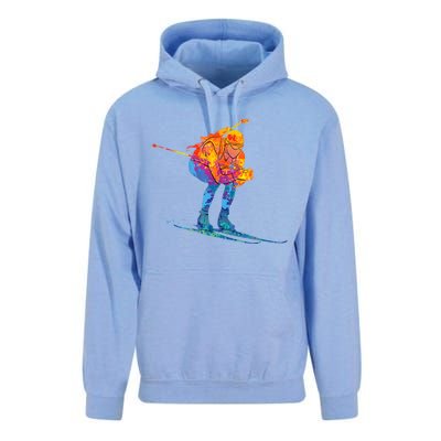 Biathlete Skiing Biathlon Unisex Surf Hoodie