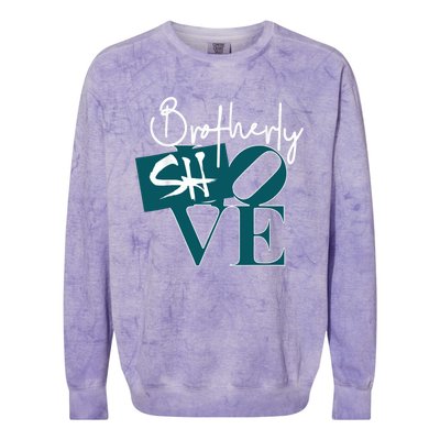 Brotherly Shove Colorblast Crewneck Sweatshirt