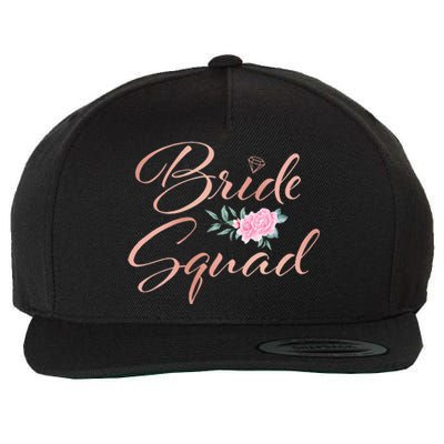 Bride Squad Bachelorette Party Bridal Shower Bridesmaid Wool Snapback Cap