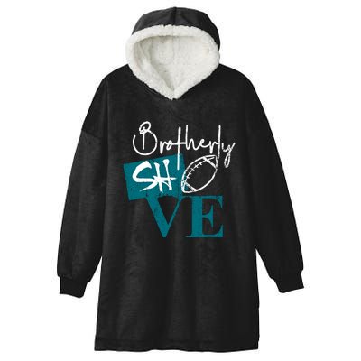 Brotherly Shove Hooded Wearable Blanket