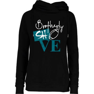 Brotherly Shove Womens Funnel Neck Pullover Hood