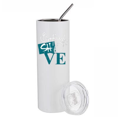 Brotherly Shove Stainless Steel Tumbler