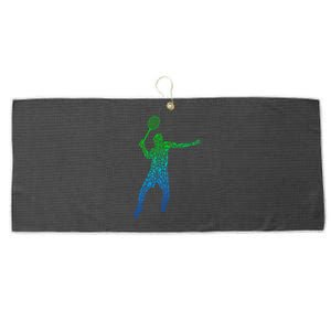 Badminton Shuttlecock Badminton Funny Gift Large Microfiber Waffle Golf Towel