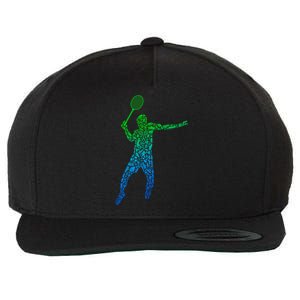 Badminton Shuttlecock Badminton Funny Gift Wool Snapback Cap