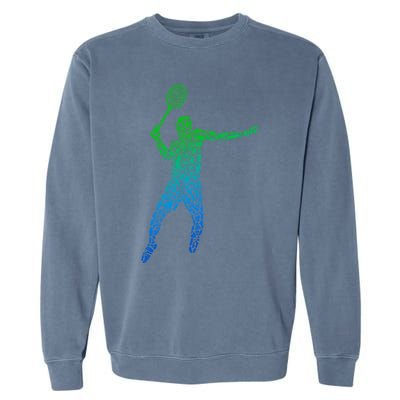 Badminton Shuttlecock Badminton Funny Gift Garment-Dyed Sweatshirt