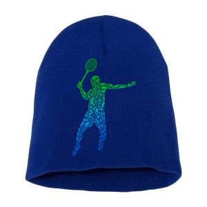 Badminton Shuttlecock Badminton Funny Gift Short Acrylic Beanie