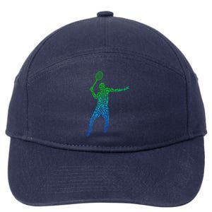 Badminton Shuttlecock Badminton Funny Gift 7-Panel Snapback Hat