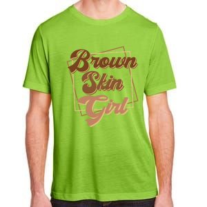 Brown Skin Black Blm Melanin Queen Magic Juneteenth Meaningful Gift Adult ChromaSoft Performance T-Shirt