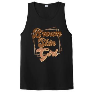 Brown Skin Black Blm Melanin Queen Magic Juneteenth Meaningful Gift PosiCharge Competitor Tank