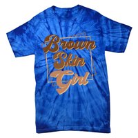 Brown Skin Black Blm Melanin Queen Magic Juneteenth Meaningful Gift Tie-Dye T-Shirt