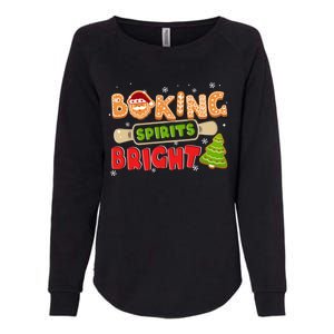 Baking Spirits Bright Christmas Funny Baker Pajama Family Gift Womens California Wash Sweatshirt