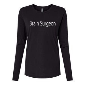 Brain Surgeon Womens Cotton Relaxed Long Sleeve T-Shirt