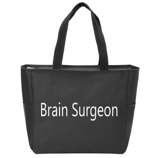 Brain Surgeon Zip Tote Bag