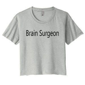 Brain Surgeon Women's Crop Top Tee