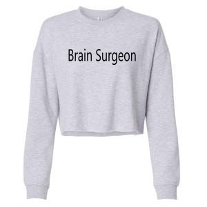 Brain Surgeon Cropped Pullover Crew