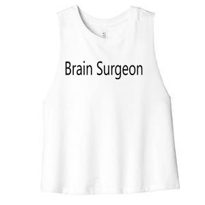 Brain Surgeon Women's Racerback Cropped Tank