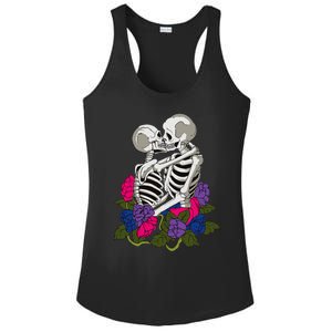 Bisexual Skeleton Bi Pride Flag Color Lgbtq Queer Ladies PosiCharge Competitor Racerback Tank