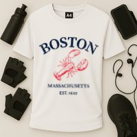 Boston Souvenir Boston Massachu Cooling Performance Crew T-Shirt