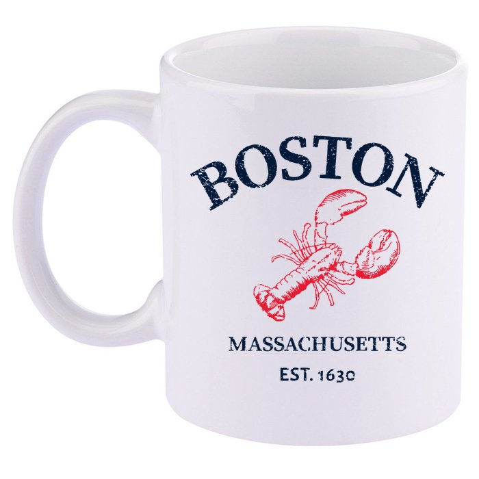 Boston Souvenir Boston Massachu 11oz C Handle Ceramic Mug