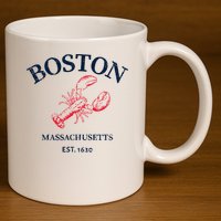 Boston Souvenir Boston Massachu 11oz C Handle Ceramic Mug