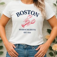 Boston Souvenir Boston Massachu Womens T-Shirt