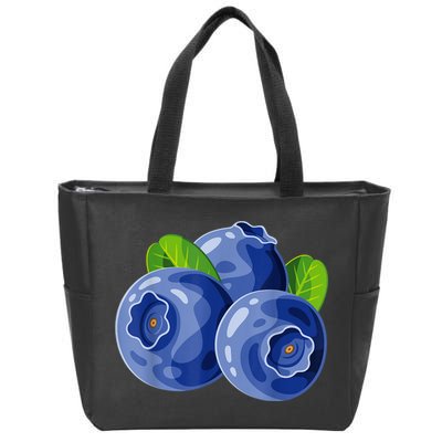 Blueberry Shirt Blueberry Costume Shirt Zip Tote Bag