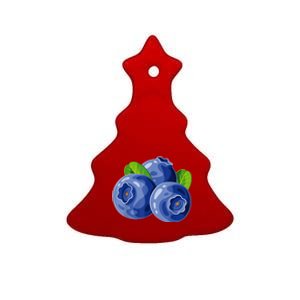 Blueberry Shirt Blueberry Costume Shirt Ceramic Tree Ornament