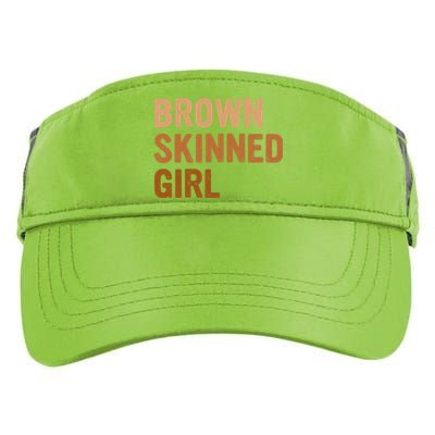 Brown Skinned Black Melanin Queen Magic Juneteenth Great Gift Adult Drive Performance Visor