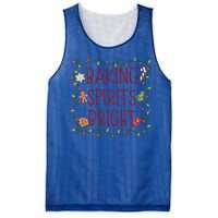 Baking Spirits Bright Cookies Christmas Holiday Baker Funny Gift Mesh Reversible Basketball Jersey Tank