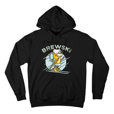 Brewski - Skiing Beer for Winter Sport Hoodie