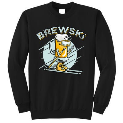 Brewski - Skiing Beer for Winter Sport Sweatshirt